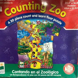 Counting Zoo 30 piece Floor Puzzle