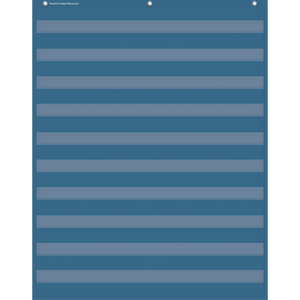 Slate Blue 10 Pocket Chart