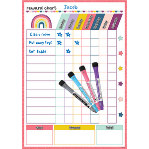 Oh Happy Day Dry Erase Magnetic Reward Chart