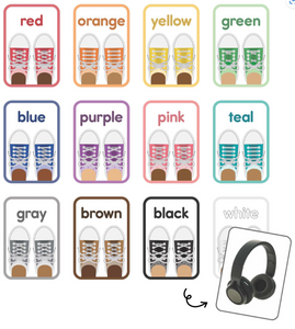 Colors Bulletin Board Set or Giant Flash Cards