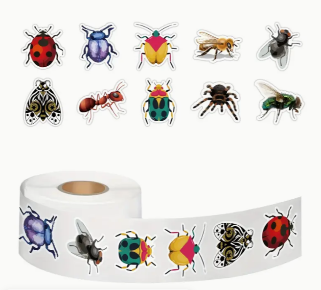 Insect Sticker Roll