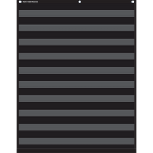 Load image into Gallery viewer, Black 10 Pocket Chart
