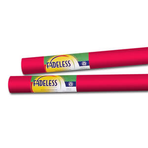 Fadeless Paper Flame Red 24"x12' (short roll)