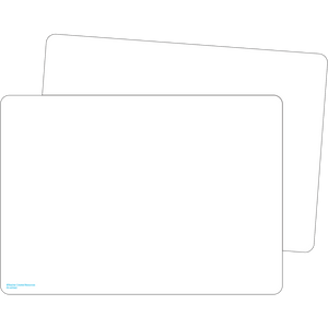 Double Sided Premium Blank Dry Erase Boards - Set of 10