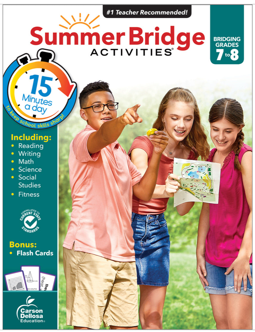 Summer Bridge Activities 7-8 (Students entering M3)